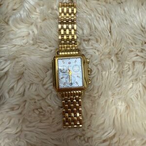 Michele gold watch
